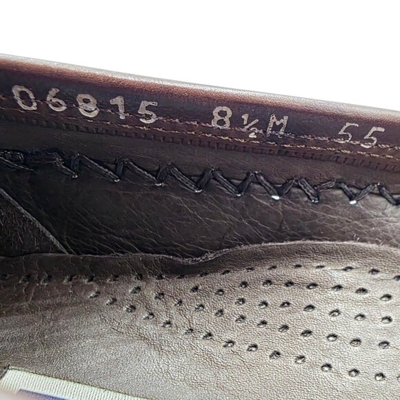 Worn once? Vintage Bragano Exotic Alligator Italy Loafers Mens 8.5M Dress Shoes main image 6